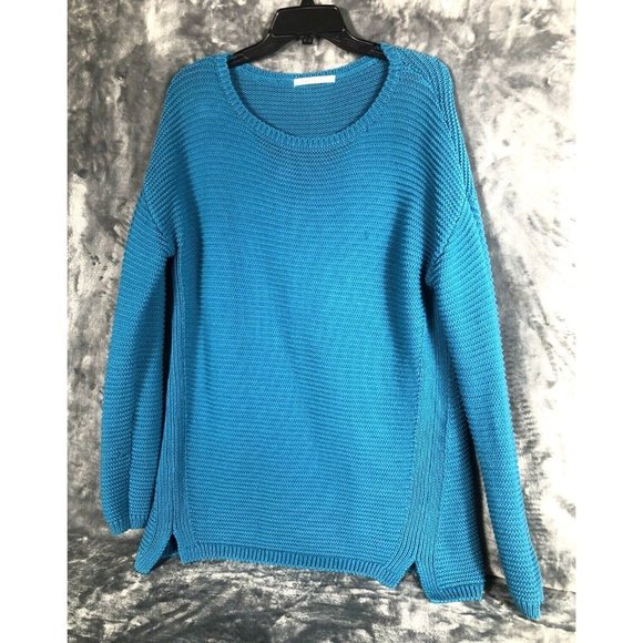 Woolovers Sweaters - Wool Overs Sweater Woman’s Adult Size Large Blue
